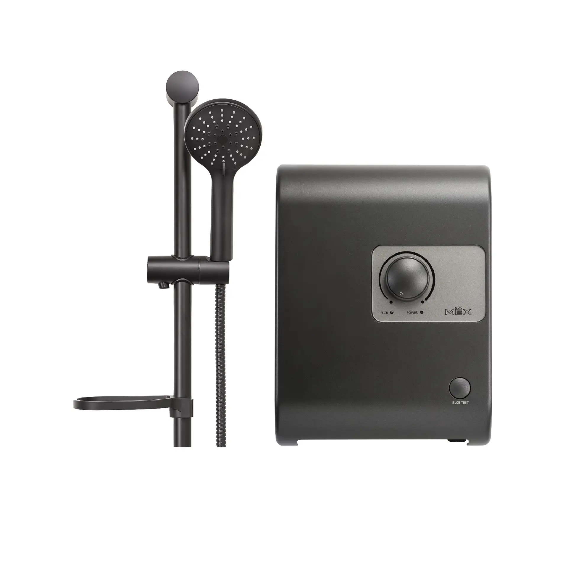เครื่องทำน้ำอุ่น MEX รุ่น CUBE 5E (MB) สีดำเมทัลลิค : 5100W