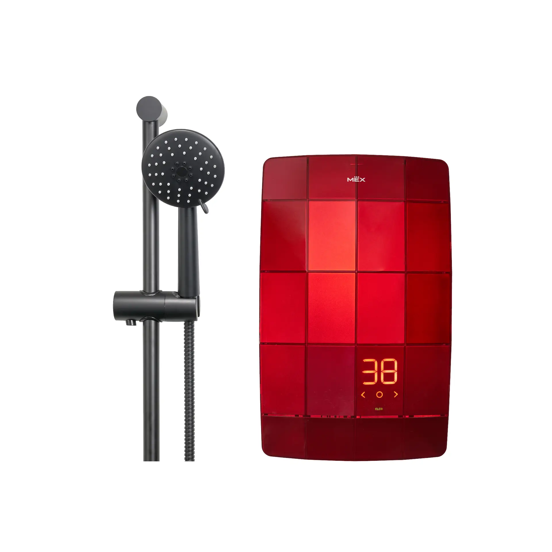 เครื่องทำน้ำอุ่นดิจิตอล MEX รุ่น CRAVE 45E (MR) สี METALLIC RED : 4,500W [LIMITED]