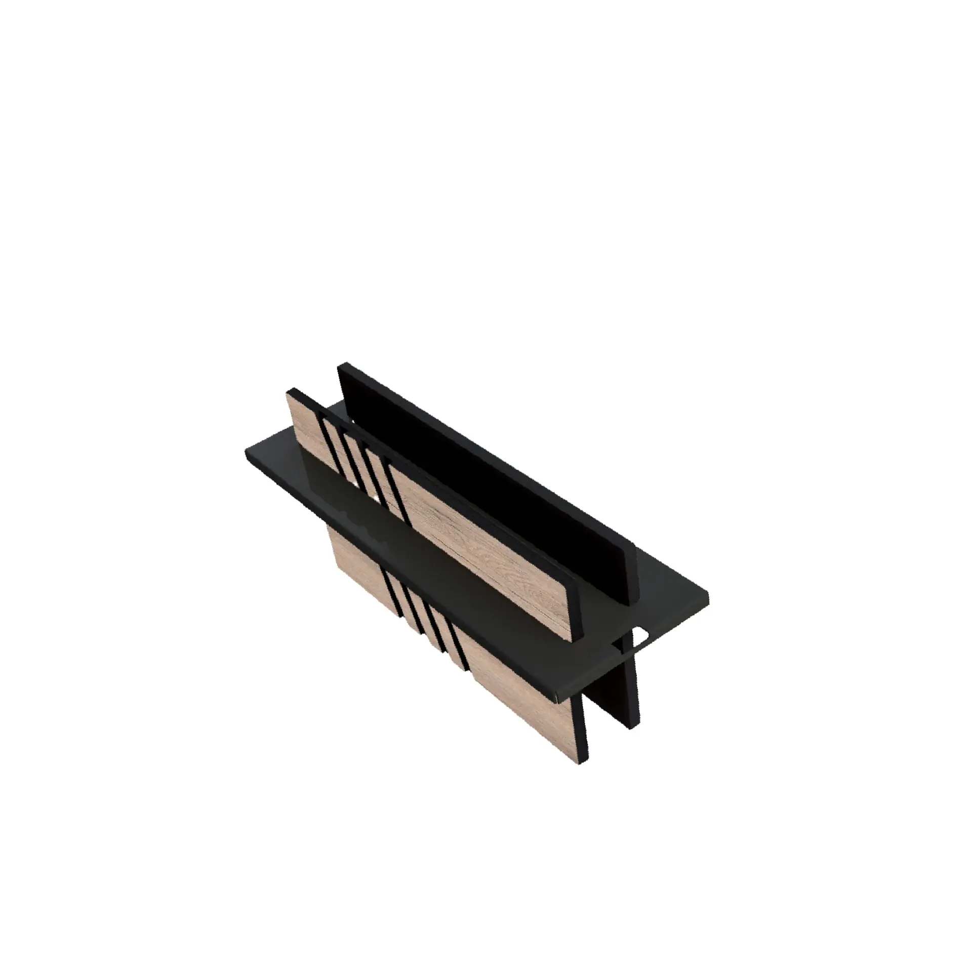 BLACK ALUMINUM RACK & CUTTING BOARD SETMOD.DIALOGO-CB-KIT2