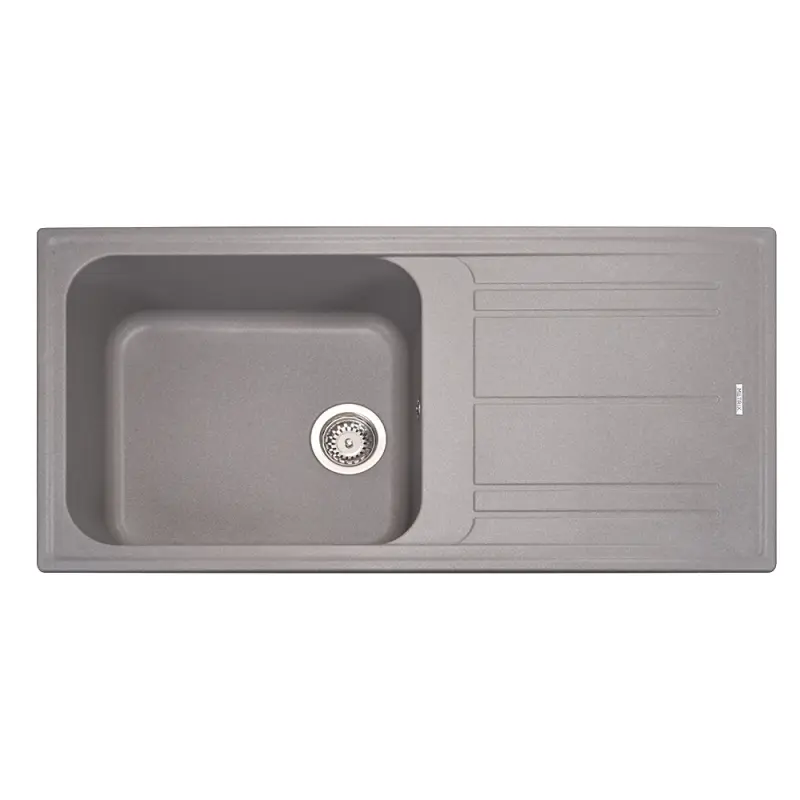 TITANIUM GRANITO SINK 1 BOWL 1 DRAINER MOD.MOS11TN