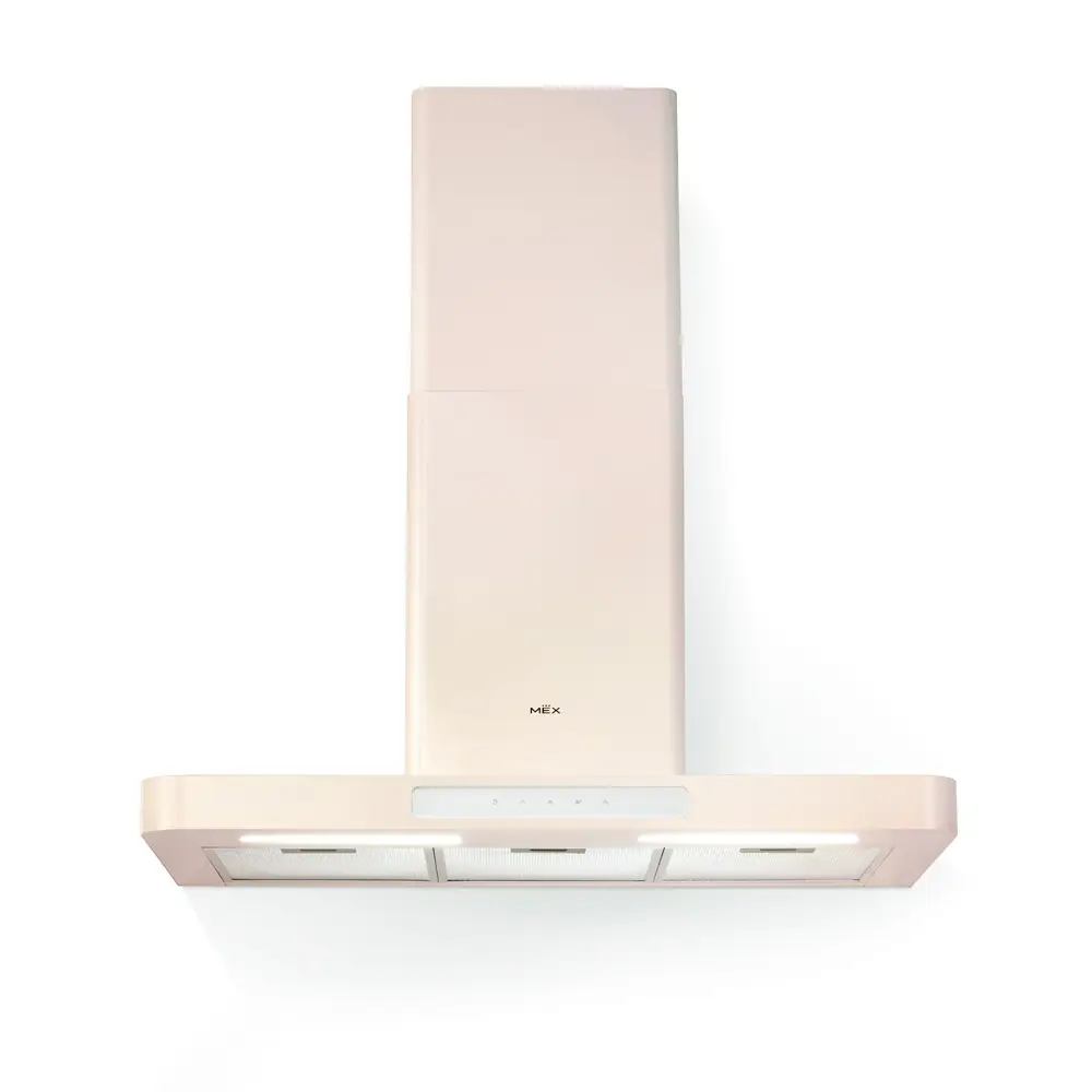 เครื่องดูดควันกระโจมทรงกล่อง สีครีม รุ่น K626CR
