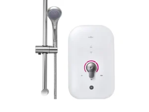 เครื่องทำน้ำอุ่น สีขาว-ชมพู : 4500W รุ่น COCO 450 (MRB)