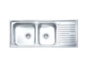 MEX SINK 2 BOWL 1 DRAINER MOD.MSA200B (S/S)