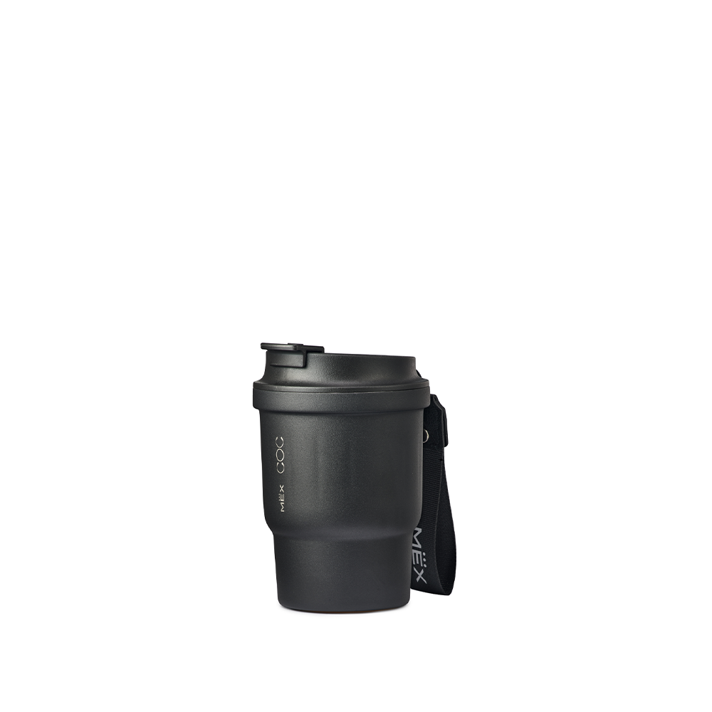 MEX VACUUM THERMOS COFFEE CUP BLACK COLOUR 450 ML MOD.COC145BL