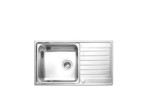 MEX SINK 1 BOWL 1 DRAINER MOD.DLS80B (S/S)