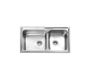 MEX INSET SINK 2 BOWLS MOD.DLS86B