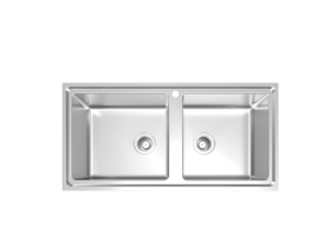 MEX INSET SINK AISI 304 STAINLESS STEEL MOD.ELB120BM