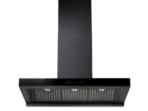 T-Shape wall mounting hood with black color MOD.K638BFB90