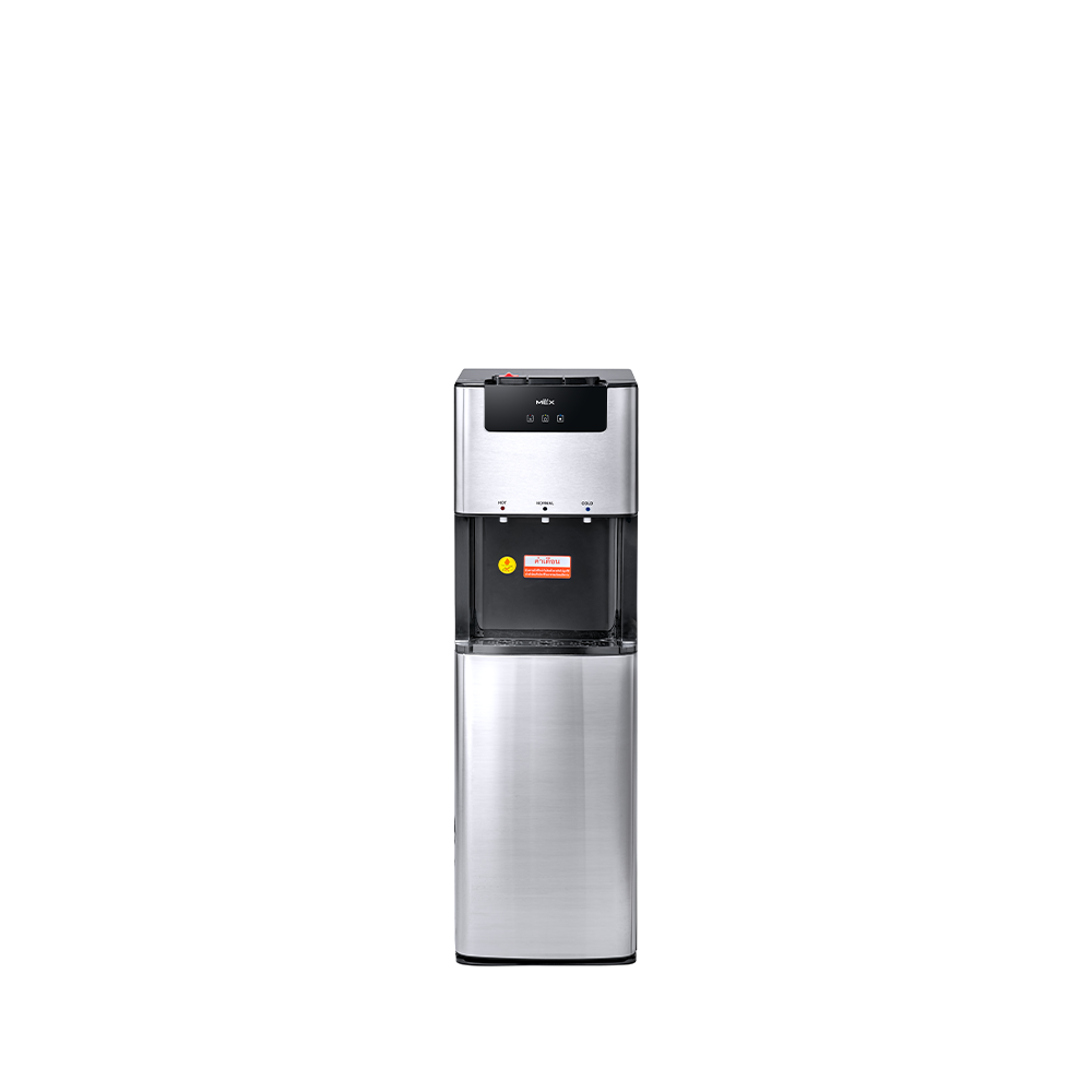 MEX ME607-B water dispenser, bottom loading, stainless, three taps