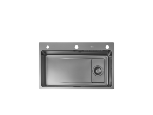 1-BOWL INSET SINK AISI 304 STAINLESS STEEL SIZE 76 x 47 CM MOD.SM761GFGM