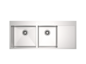 MULTIFUNCTIONAL DOUBLE-BOWL KITCHEN SINK WITH A SLEEK MOD.SQ1202L-MF