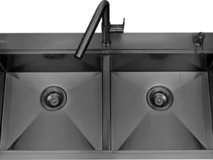 MEX INSET SINK AISI 304 STAINLESS STEEL GREY METAL COLOR MOD.ST982GM